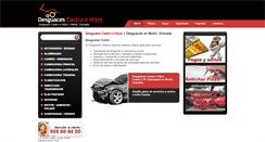 Desktop Screenshot of desguacescastro.com